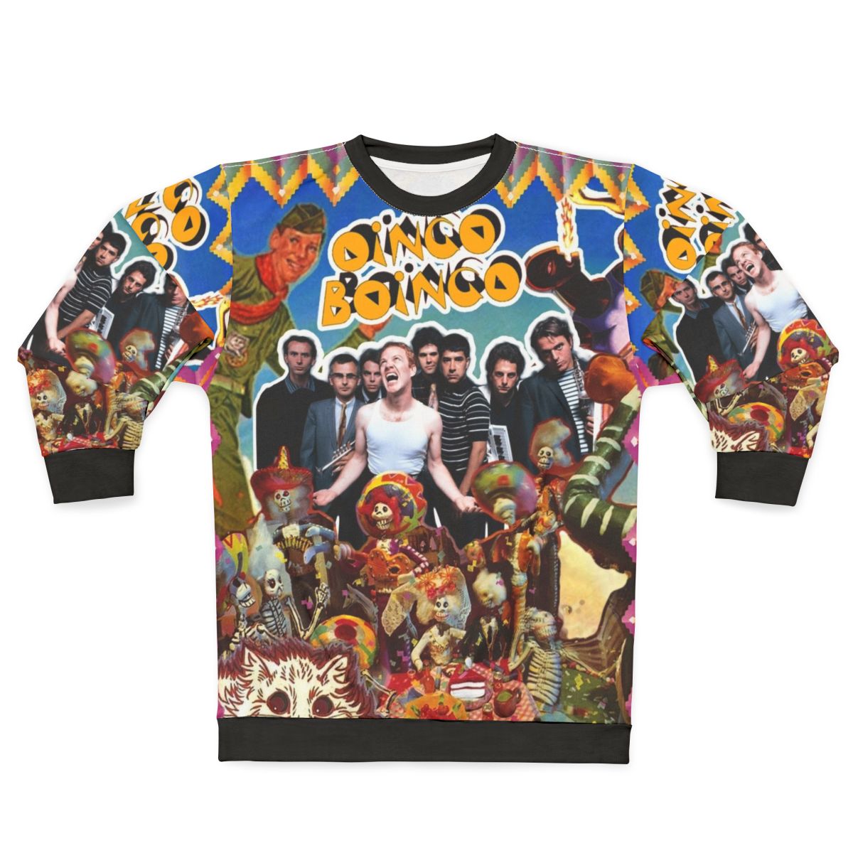 Oingo Boingo Sweatshirt featuring the iconic 80s new wave band's logo