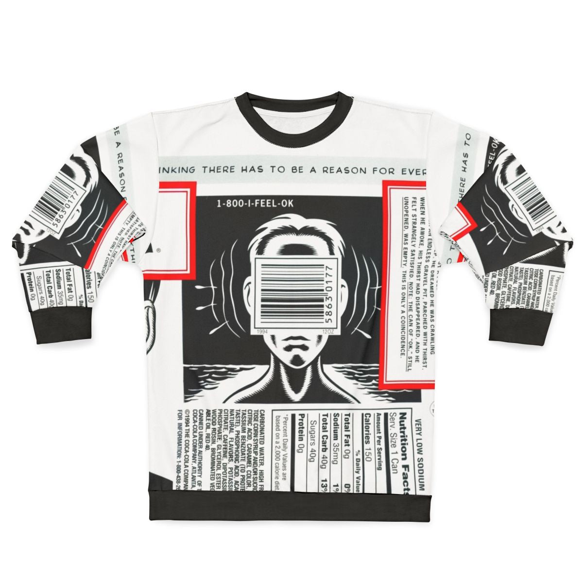 90s Ok Soda Sweatshirt - Retro Soft Drink Apparel