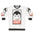 Okay Sweatshirt featuring Ness from Earthbound and Super Smash Bros