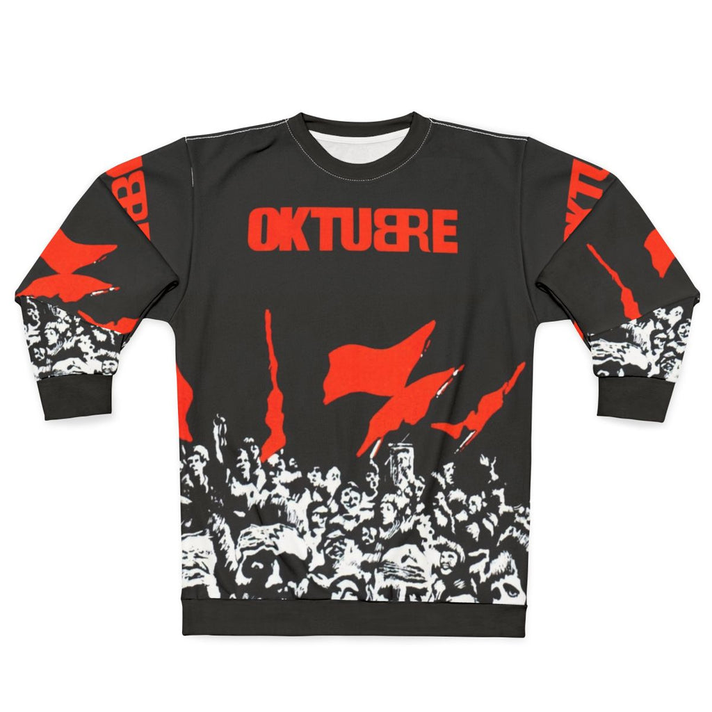 Oktubre Sweatshirt featuring Redonditos music artwork
