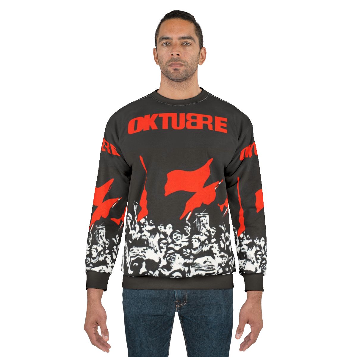 Oktubre Sweatshirt featuring Redonditos music artwork
