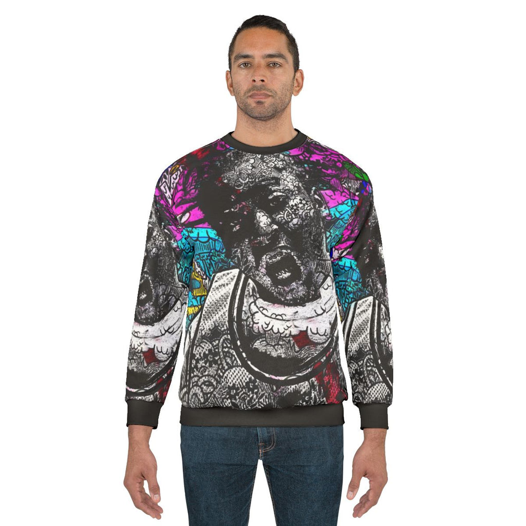 Ol Dirty Bastard Sweatshirt with Graffiti Design