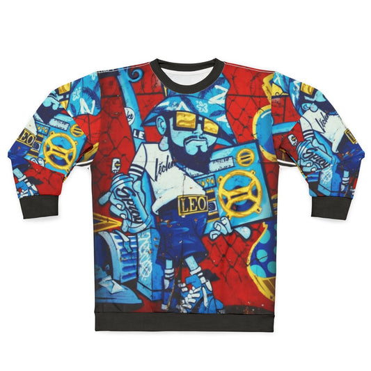 Vintage graffiti 80s style b-boy sweatshirt