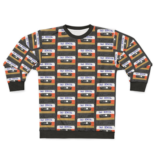 Old school music sweatshirt with classic rock and hip hop design