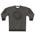 Urban grunge vinyl records graphic sweatshirt