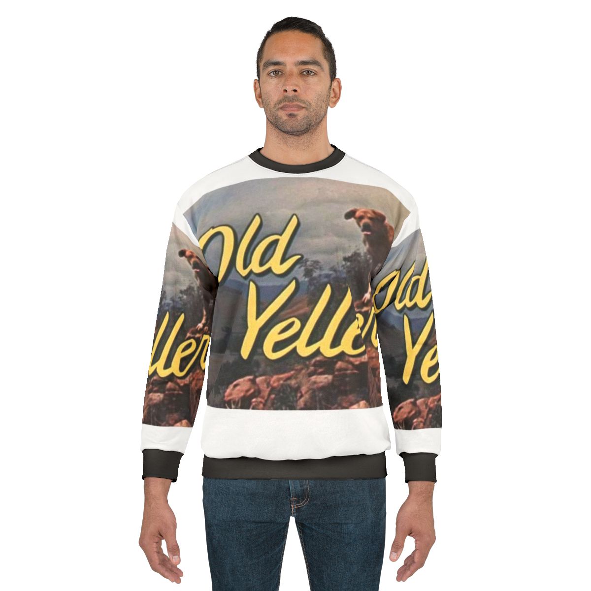 Old Yeller Sweatshirt with Filthy Frank Inspired Design