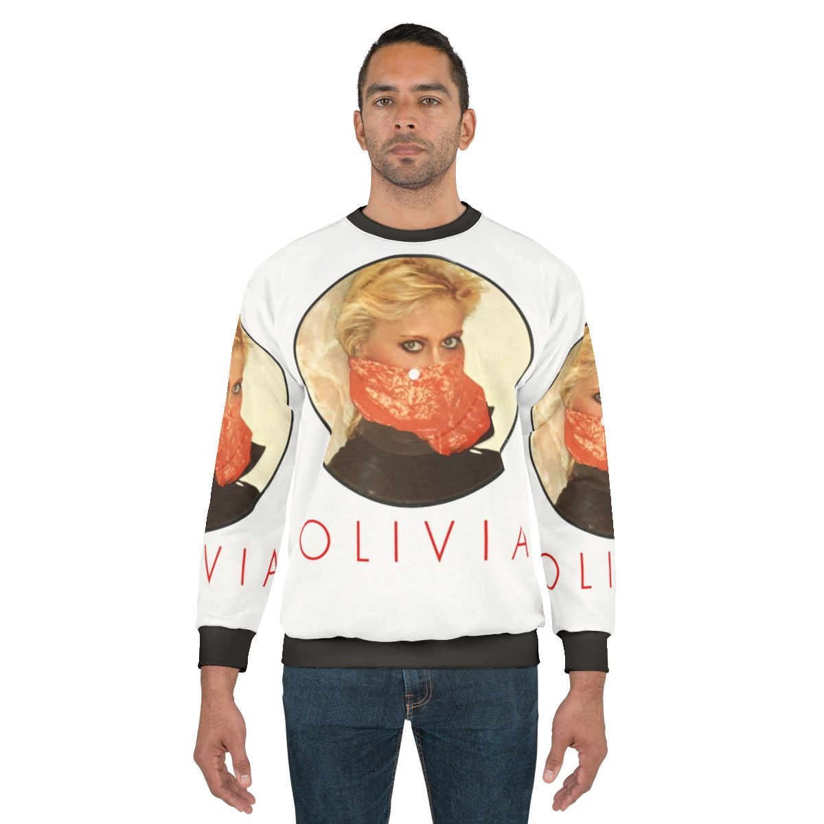 Olivia Newton-John 70s Disco Sweatshirt
