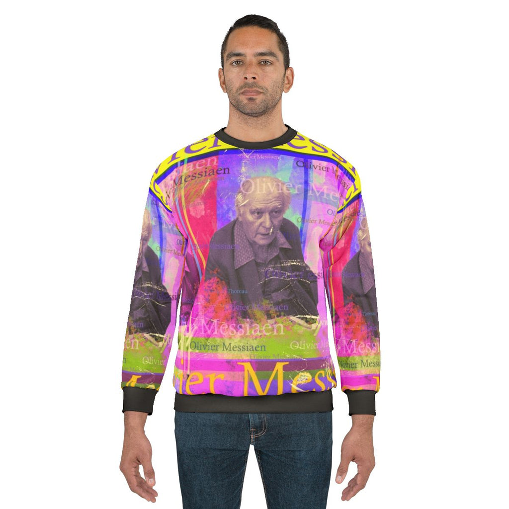 Olivier Messiaen Portrait Aesthetic Sweatshirt