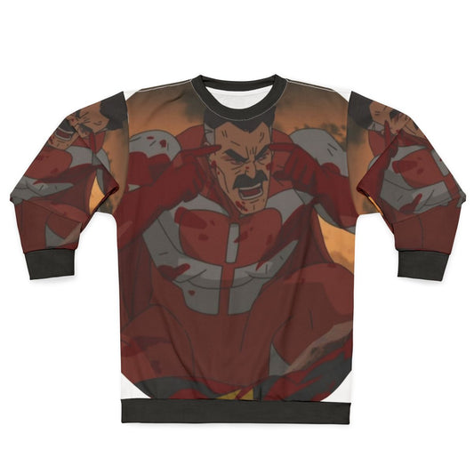 Omni Man Sweatshirt with Invincible TV Series Design