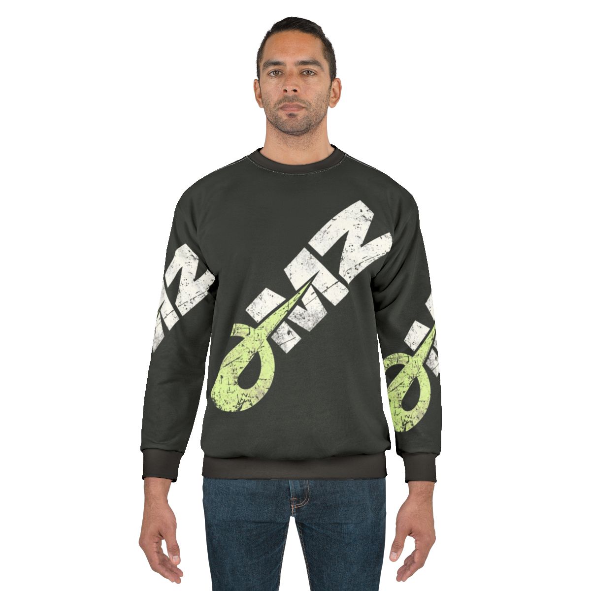 Vintage German MZ Motorcycle Logo Distressed Sweatshirt
