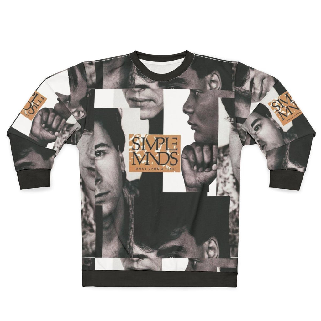 Simple Minds Album Sweatshirt - Iconic New Wave Pop Band Design