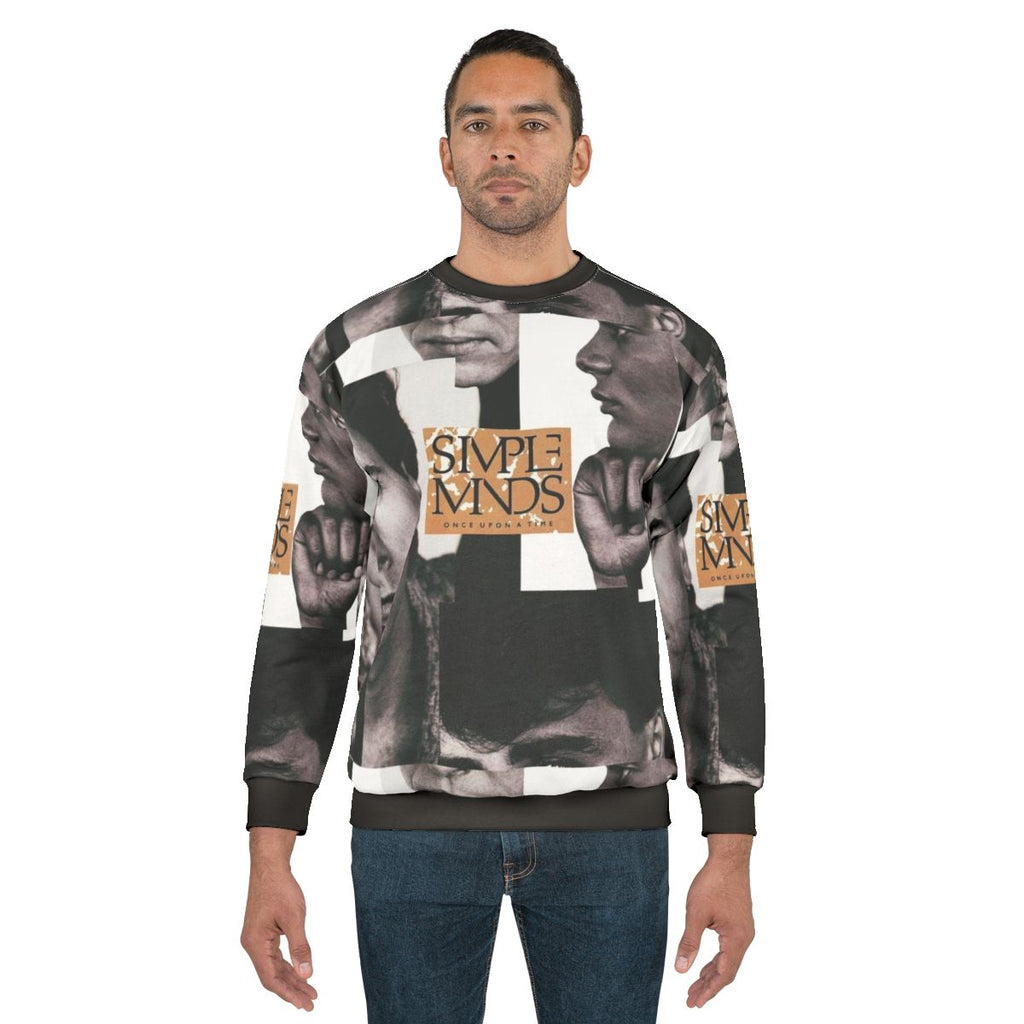 Simple Minds Album Sweatshirt - Iconic New Wave Pop Band Design