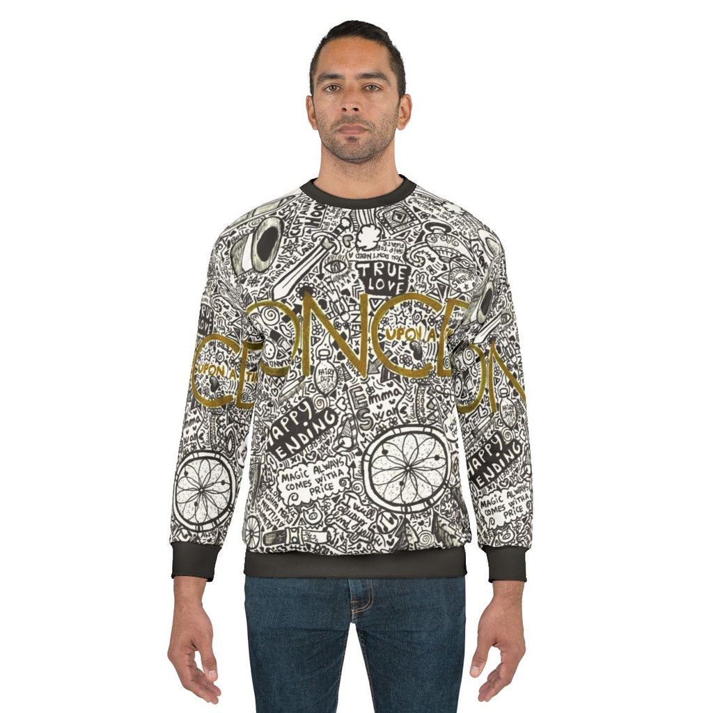 Once Upon a Time Sweatshirt featuring TV show characters and fantasy elements