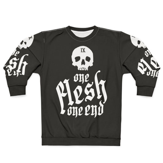 One Flesh One End Sweatshirt featuring Gideon the Ninth and Harrow the Ninth characters