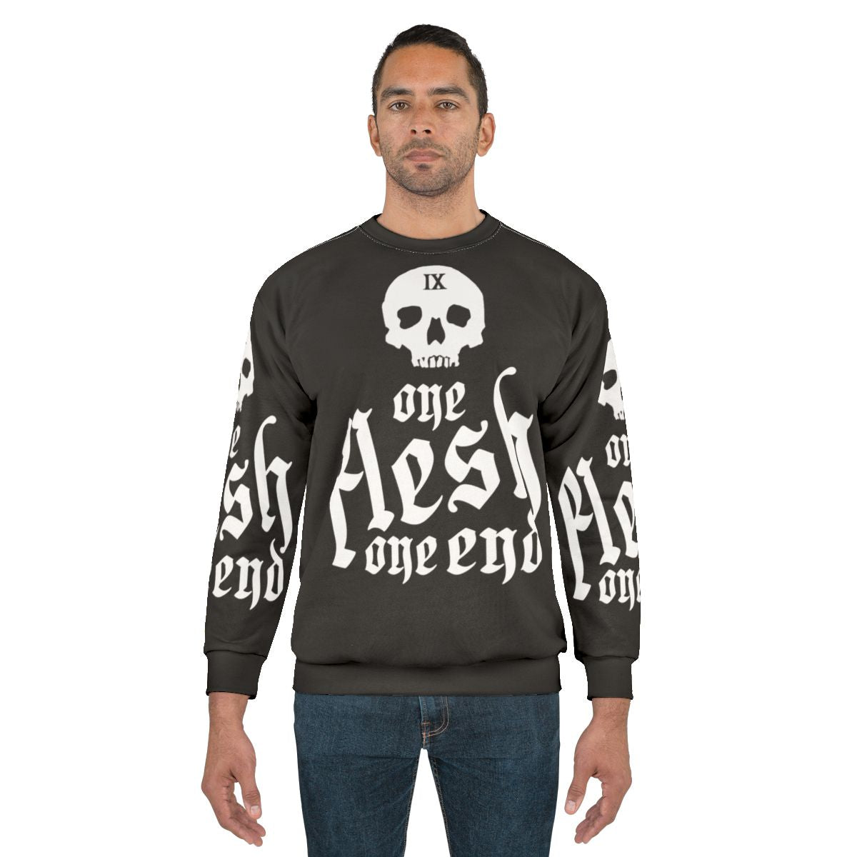 One Flesh One End Sweatshirt featuring Gideon the Ninth and Harrow the Ninth characters