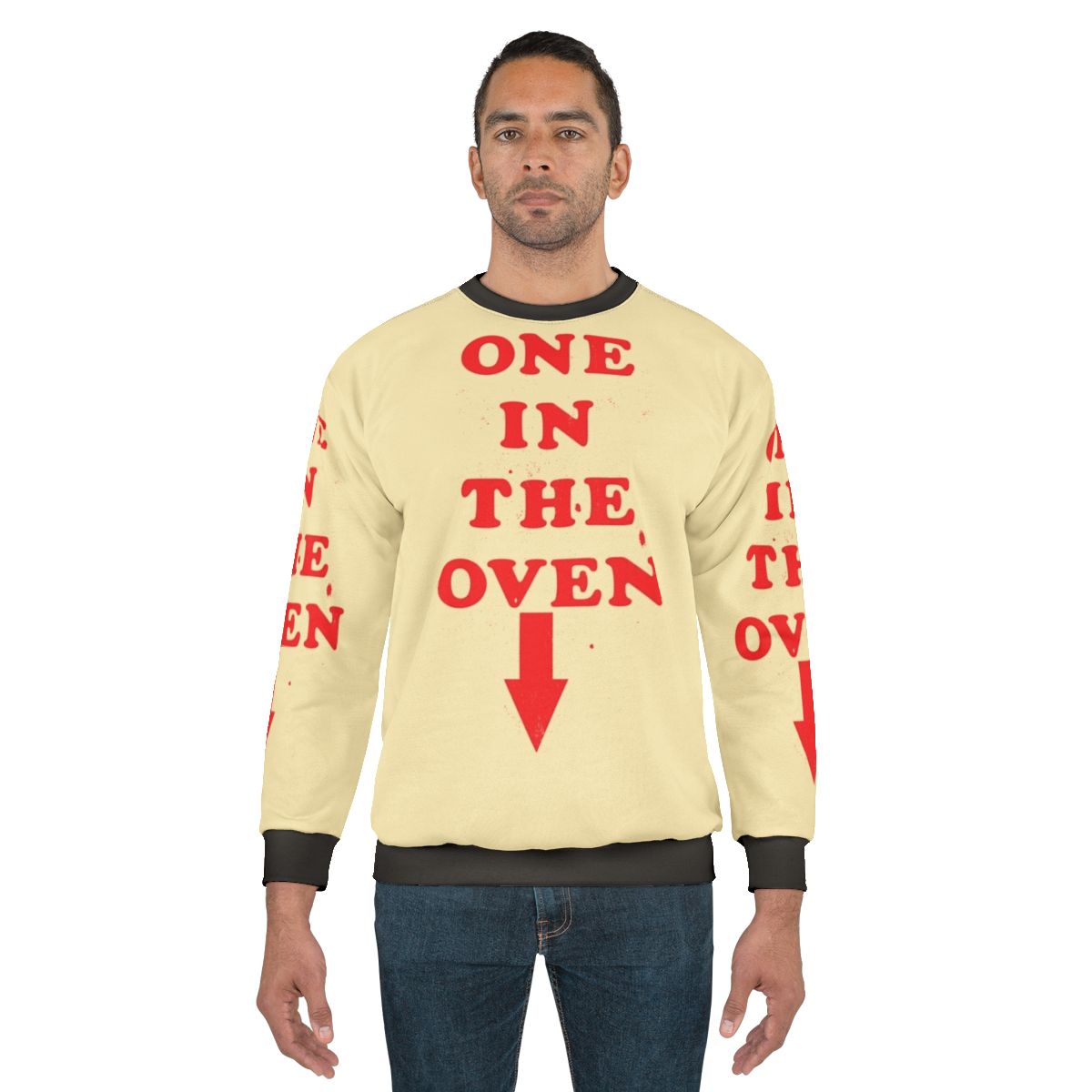 One In The Oven Sweatshirt for Expecting Mothers