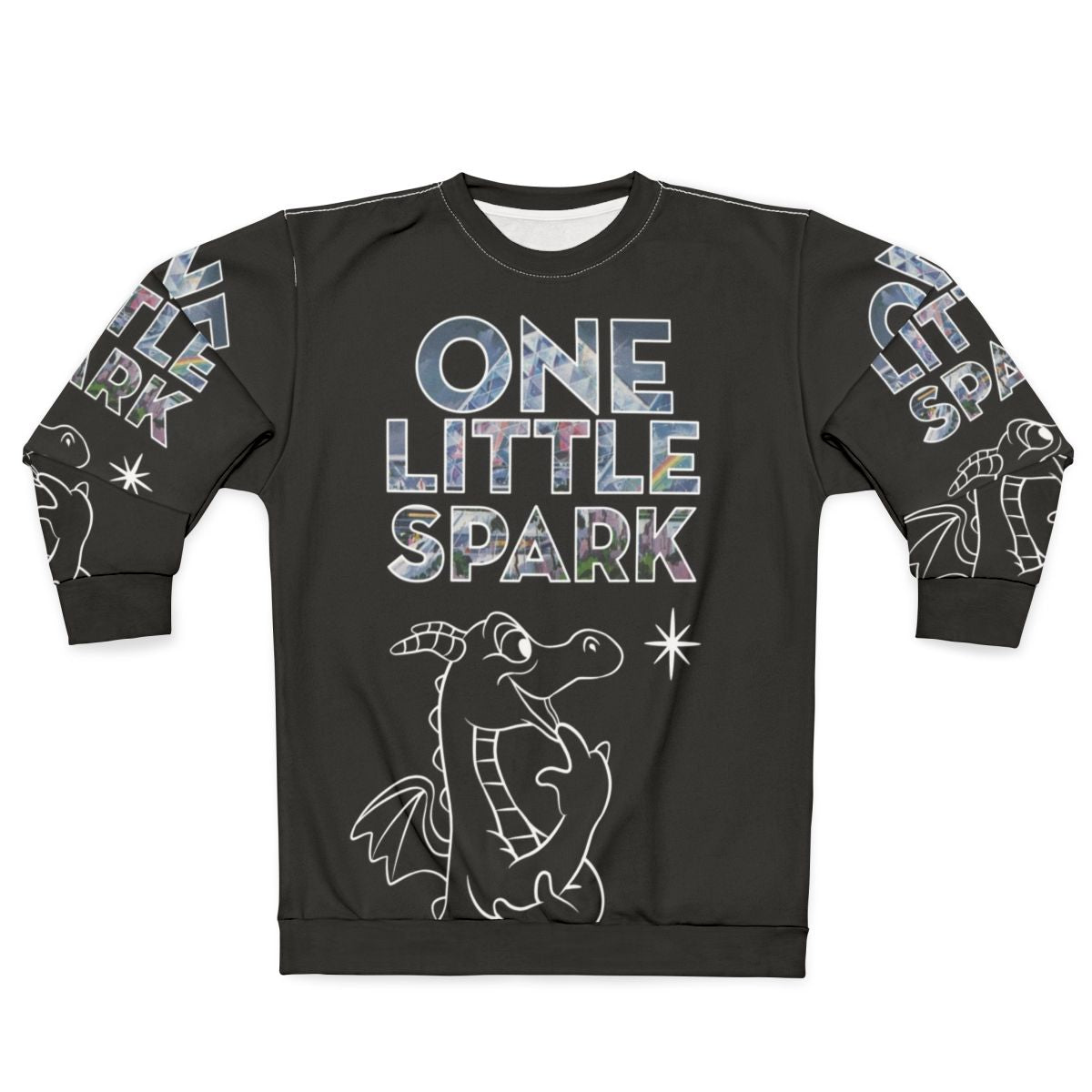 Epcot Figment One Little Spark Black Sweatshirt