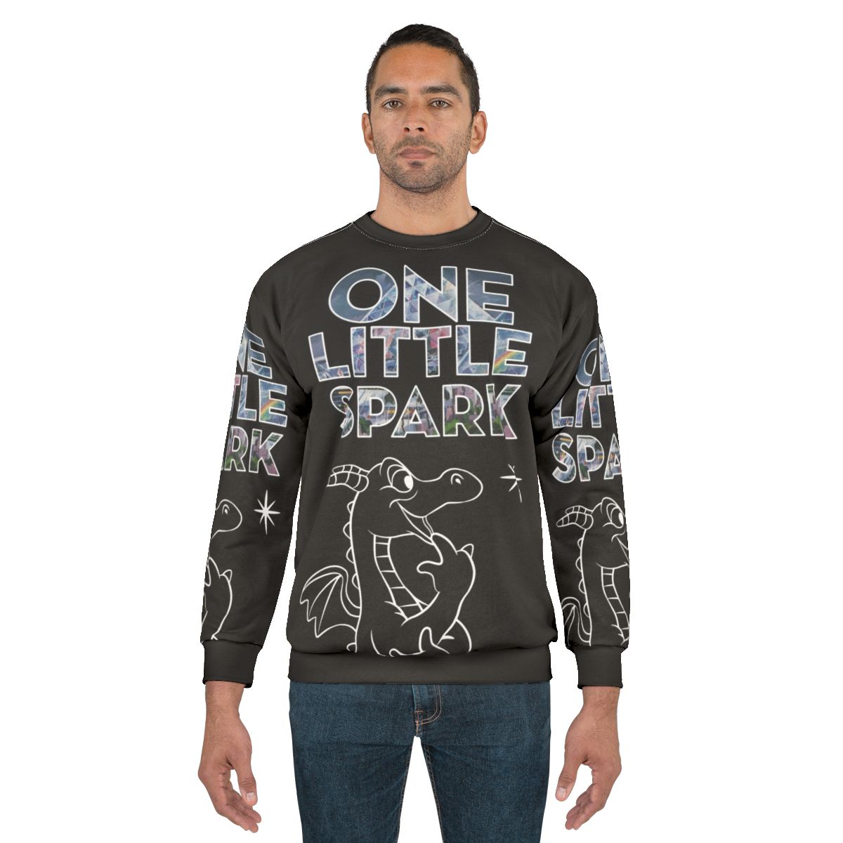 Epcot Figment One Little Spark Black Sweatshirt