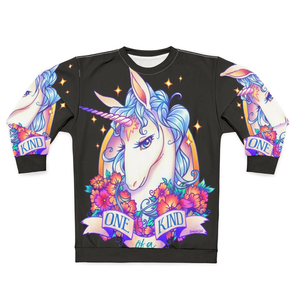 one-of-a-kind creature sweatshirt with fantasy design