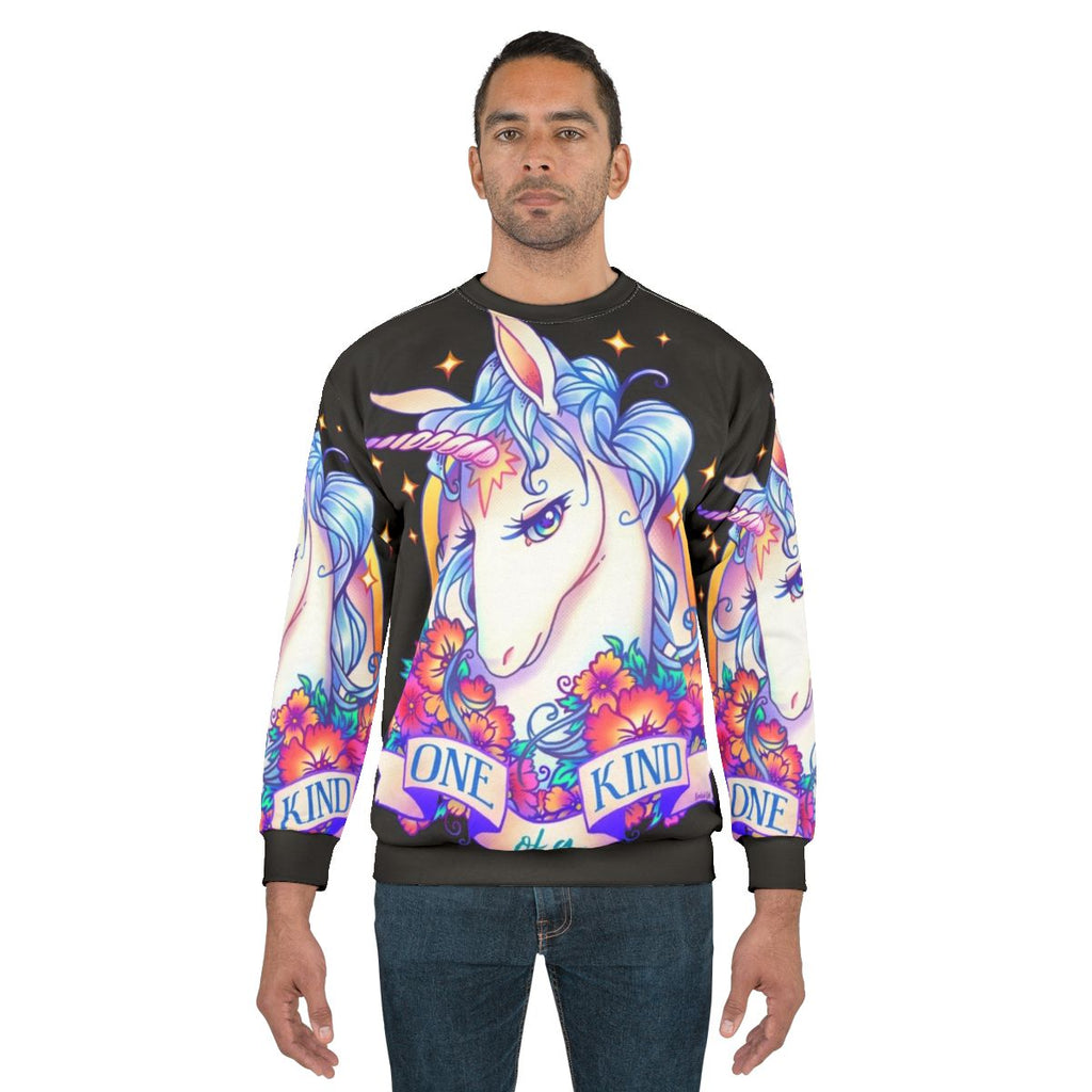 one-of-a-kind creature sweatshirt with fantasy design