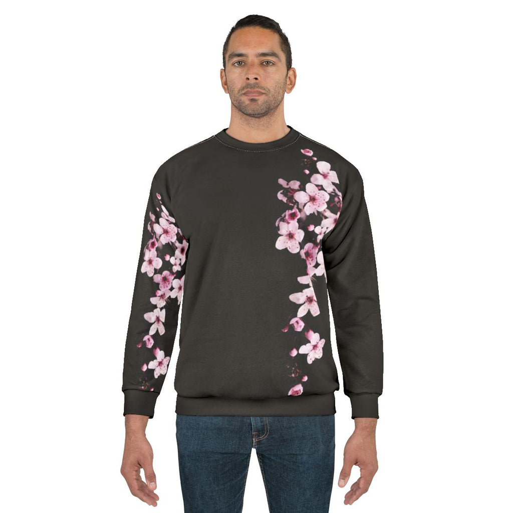Cherry blossom branch sweatshirt design