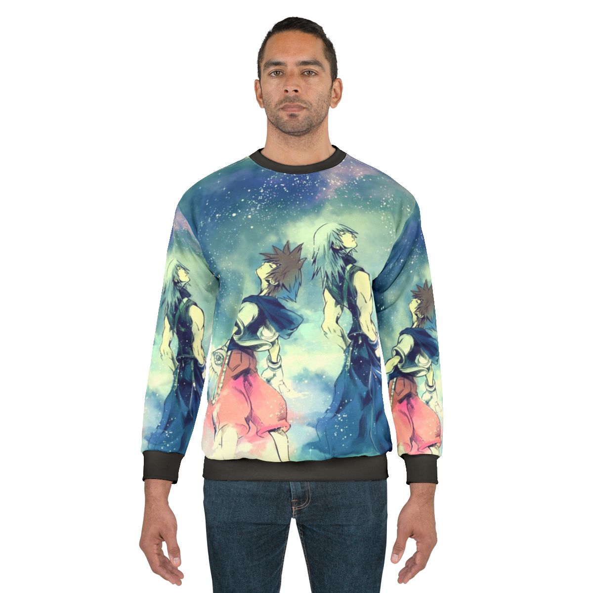 One Sky Kingdom Hearts Graphic Sweatshirt