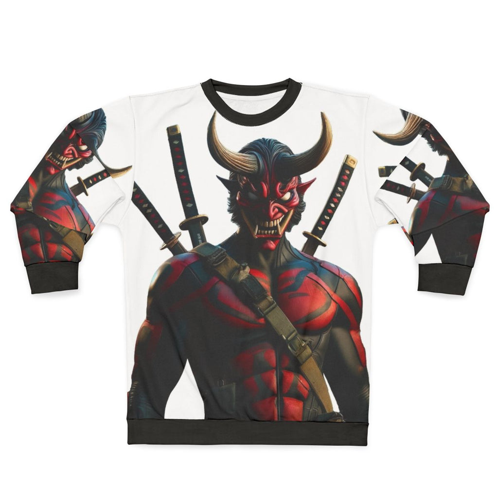 Onipool anime-inspired superhero sweatshirt
