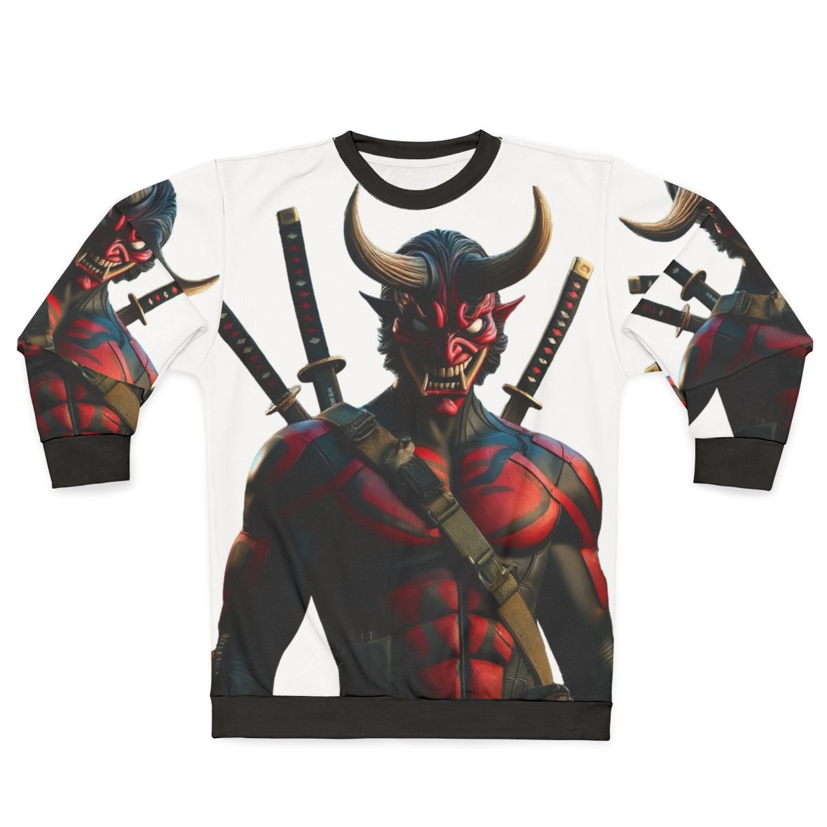Onipool anime-inspired superhero sweatshirt