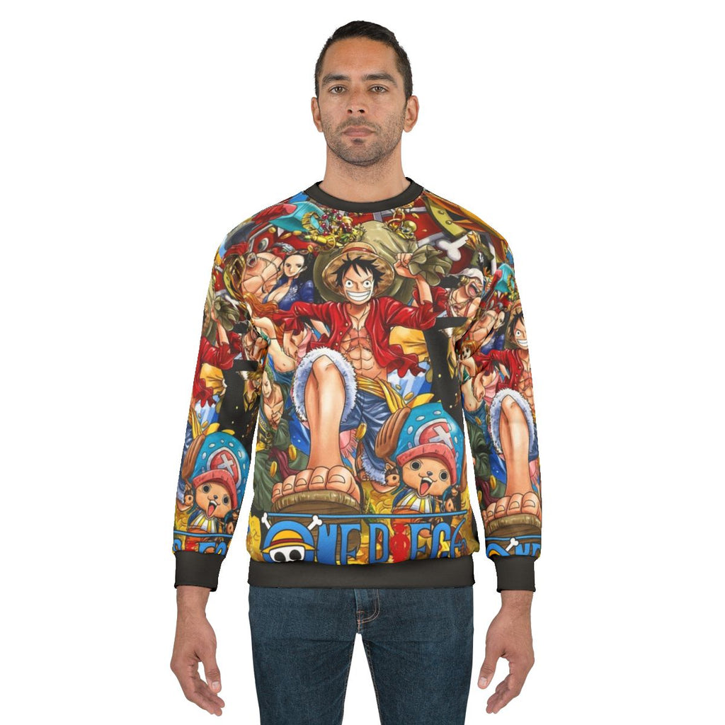 One Piece Sweatshirt featuring Straw Hat Pirates characters