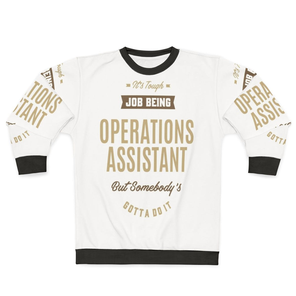Operations Assistant Sweatshirt with Graphic Design