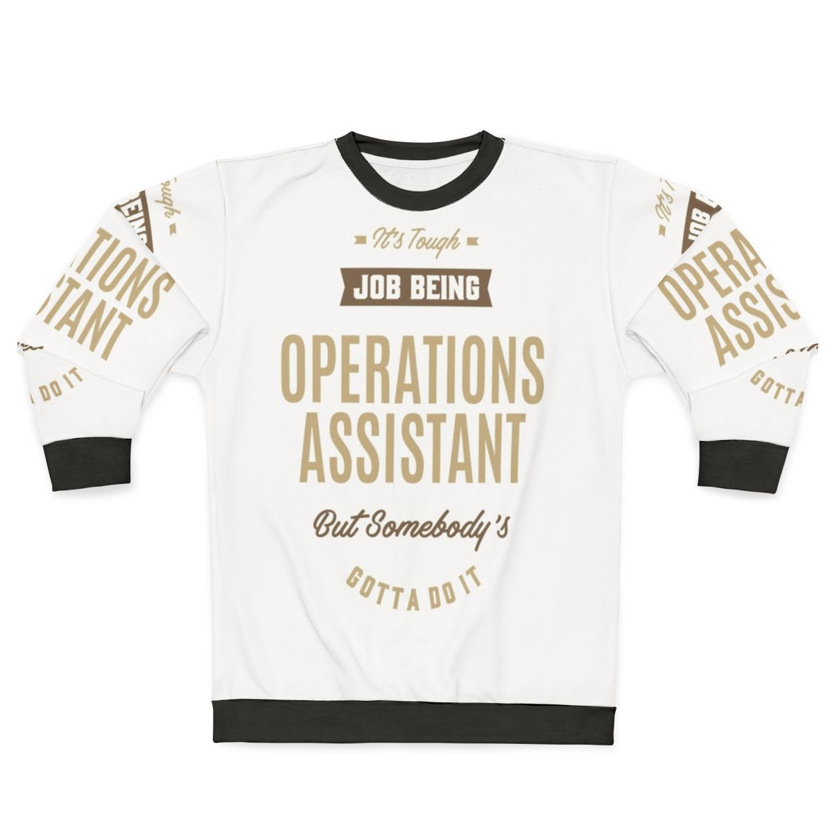 Operations Assistant Sweatshirt with Graphic Design