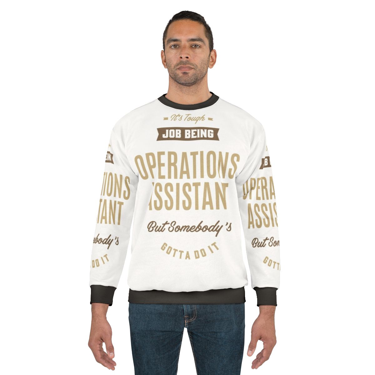 Operations Assistant Sweatshirt with Graphic Design