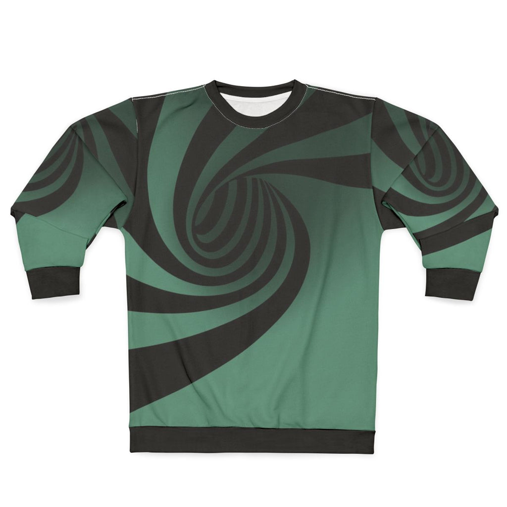 Optical Swirl Sweatshirt - Mesmerizing Geometric Illusion Apparel