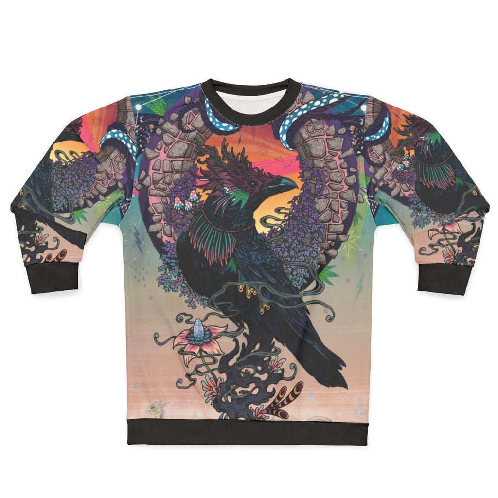 Mystical Oracle Sweatshirt with Psychedelic Occult Design