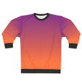 Orange and purple gradient design sweatshirt