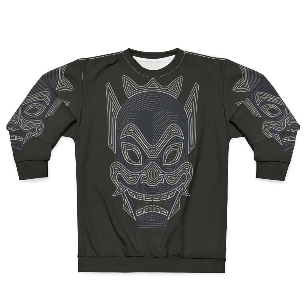 Ornate Blue Spirit Mask Avatar: The Last Airbender Sweatshirt