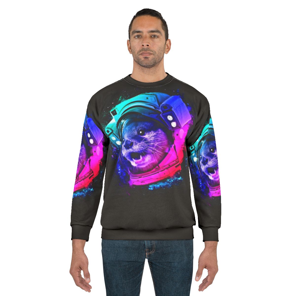 Otter Space Galaxy Sweatshirt