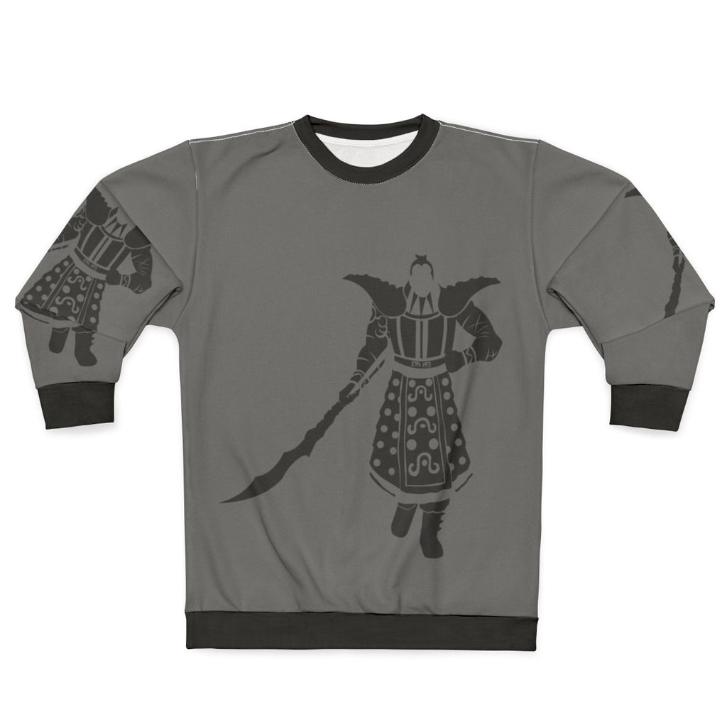 Ou Ki Kingdom Warrior Chinese Minimal Sweatshirt