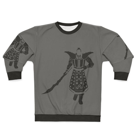 Ou Ki Kingdom Warrior Chinese Minimal Sweatshirt