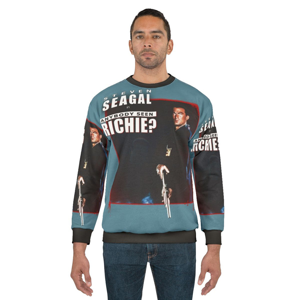 Steven Seagal "Out For Justice" Anybody Seen Richie? Sweatshirt