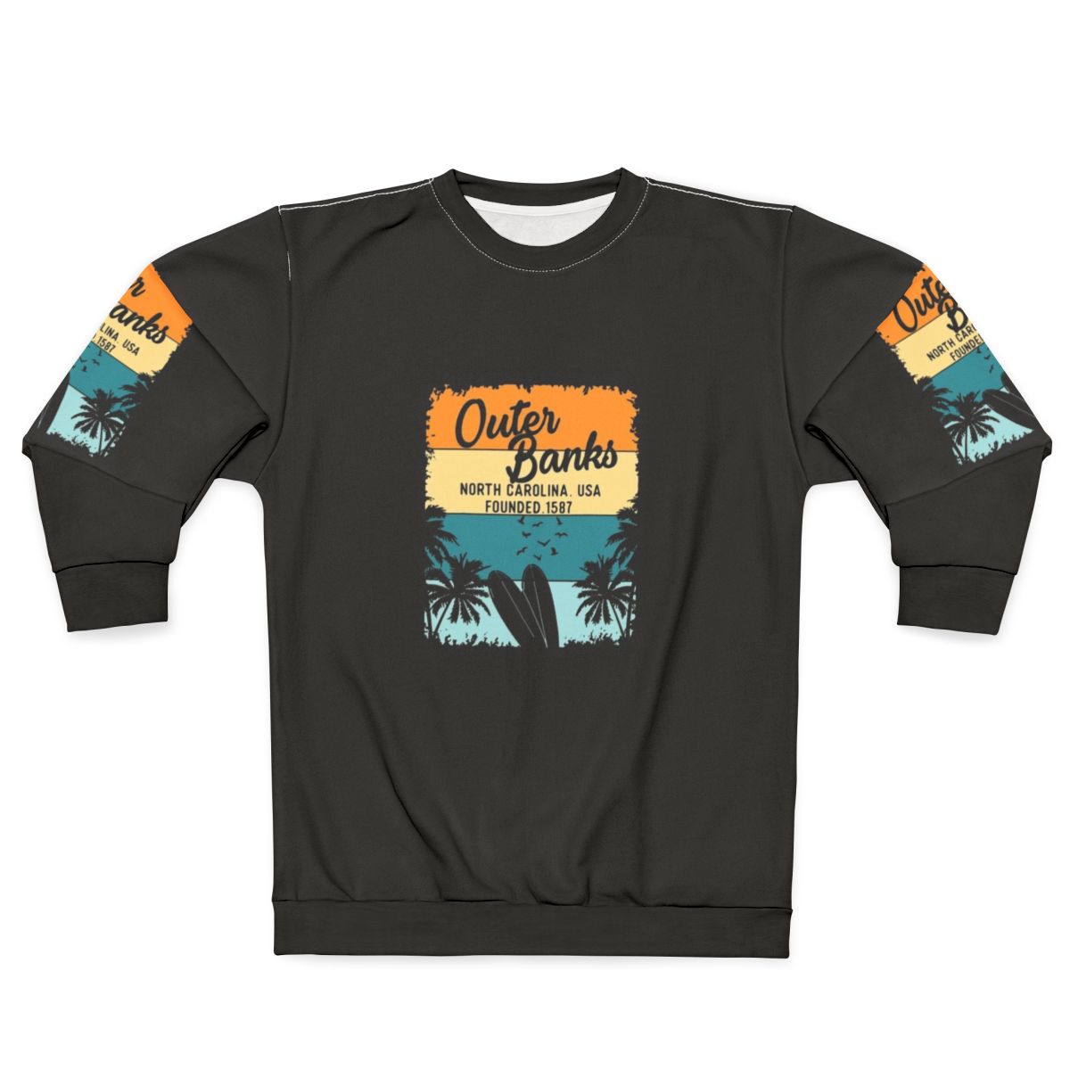 Outer Banks OBX North Carolina NC Coastal Sweatshirt
