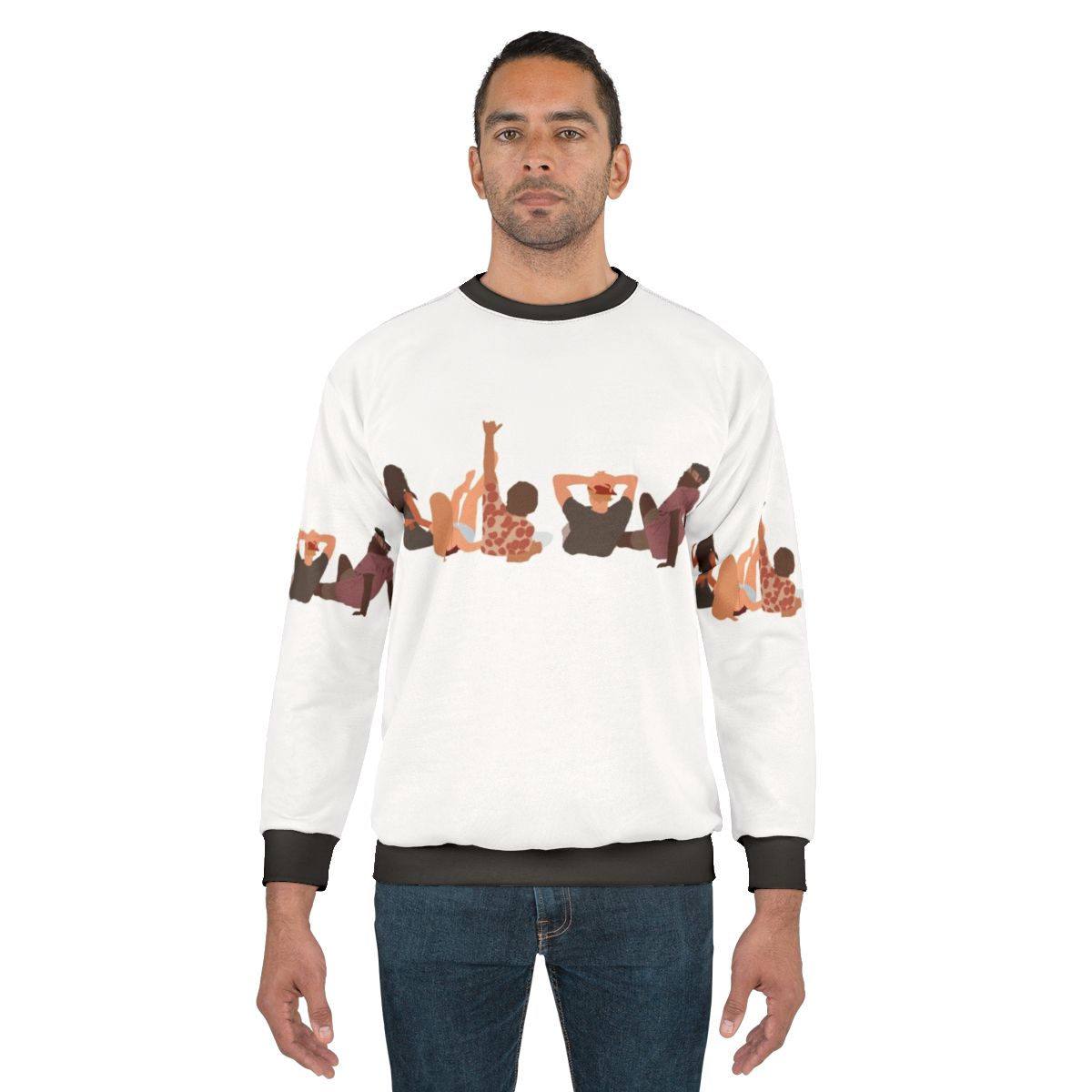 Outer Banks Painting Sweatshirt featuring the cast of the Netflix series