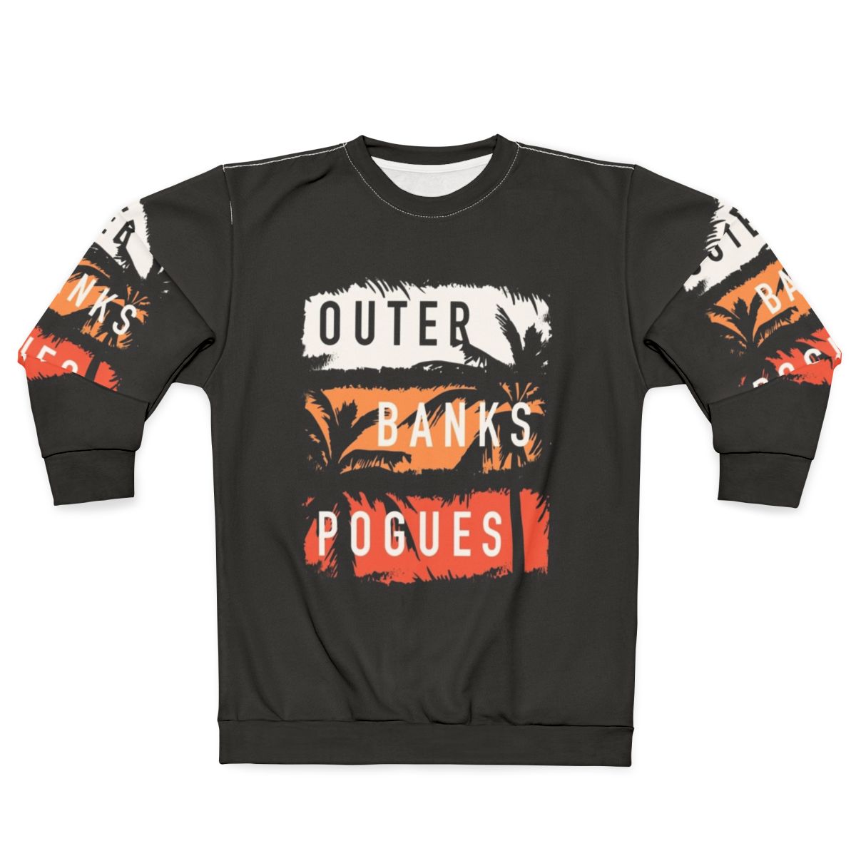Outer Banks Pogue Sweatshirt with Coastal Beach Style Design