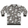 Overcooked pattern gaming sweatshirt