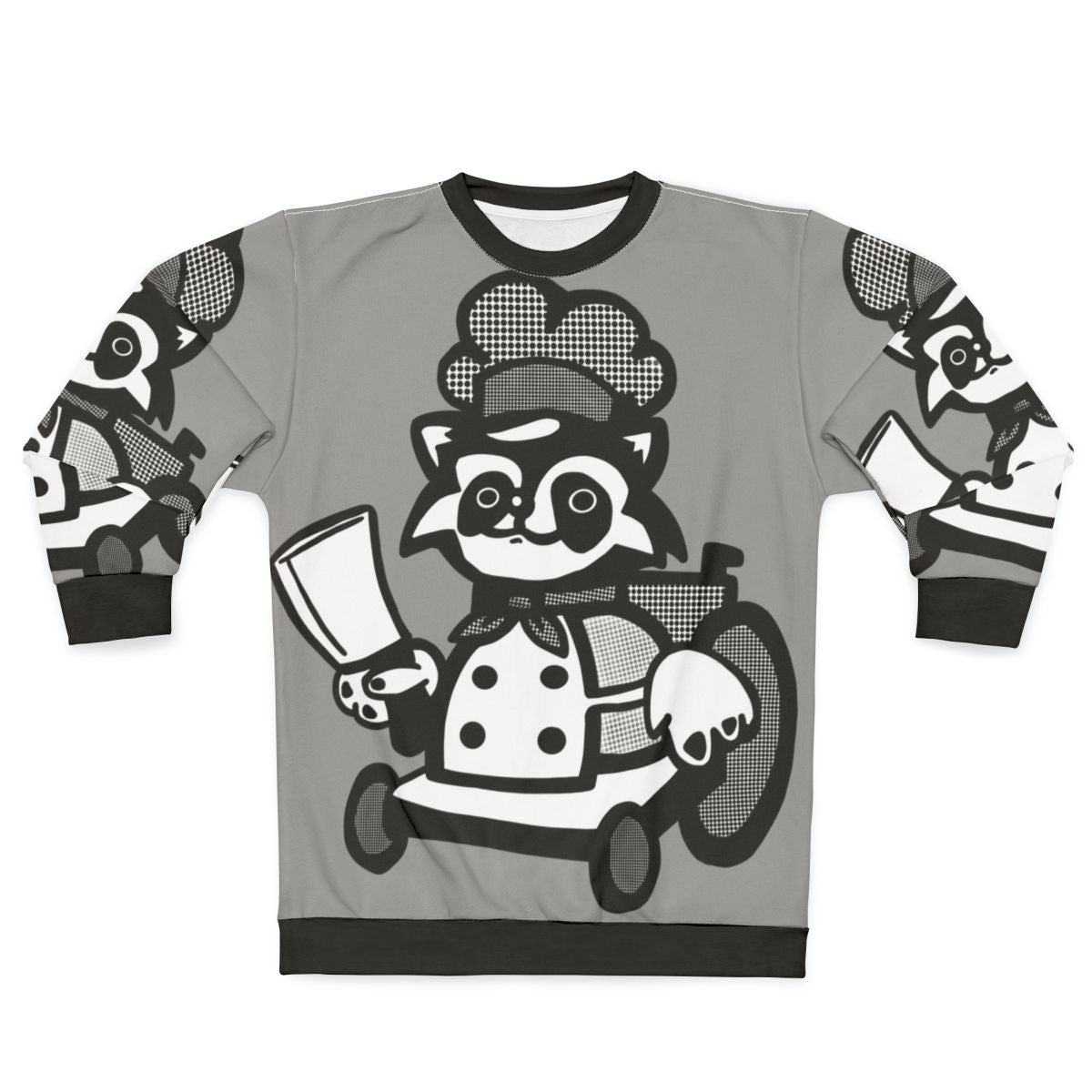 Overcooked Raccoon Chef Sweatshirt