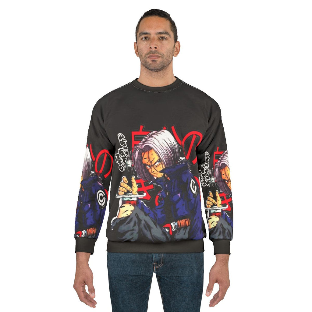Dragon Ball Z Trunks Sweatshirt Featuring Own Your Future Design