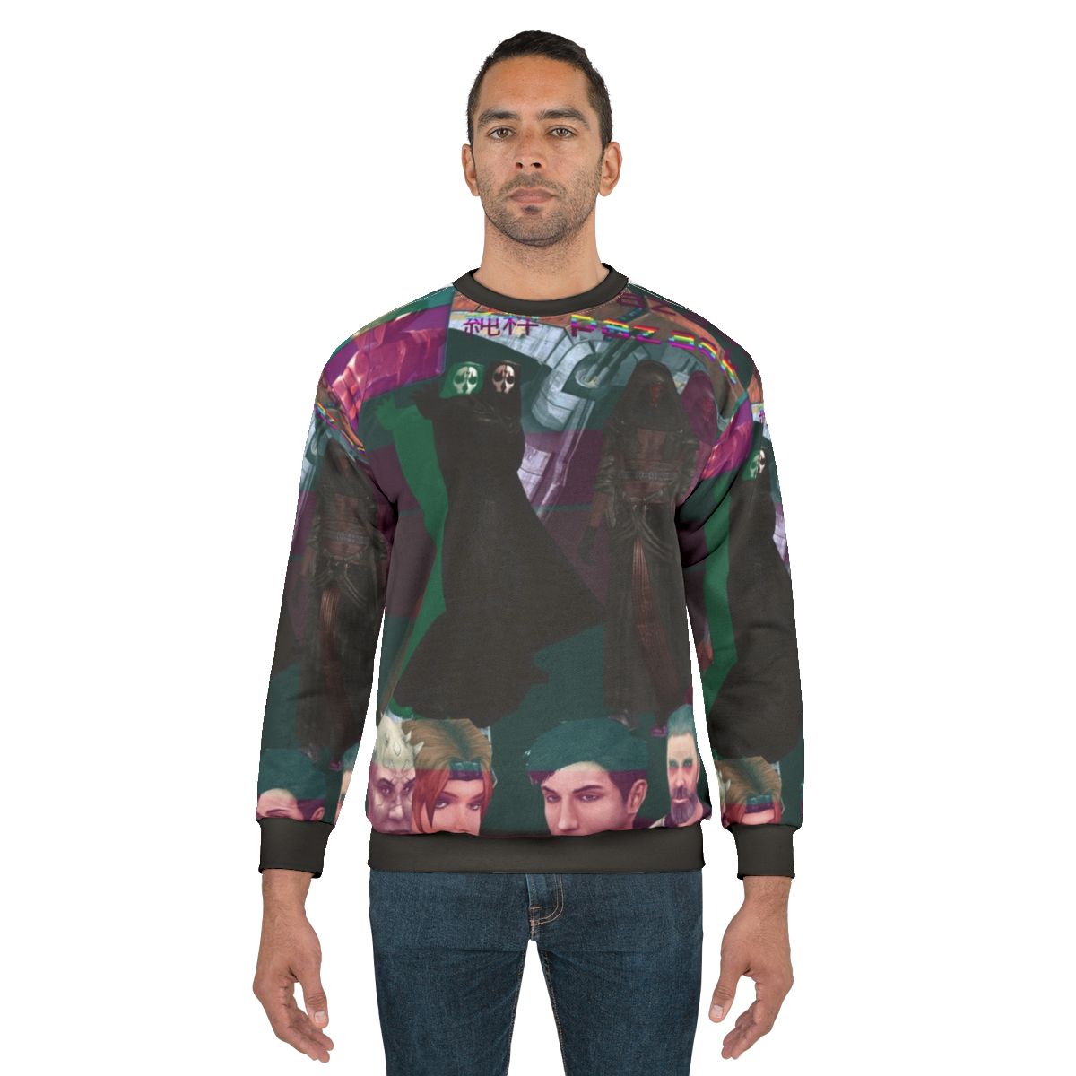 Star Wars Vapor Wave KOTOR II Gamer Sweatshirt