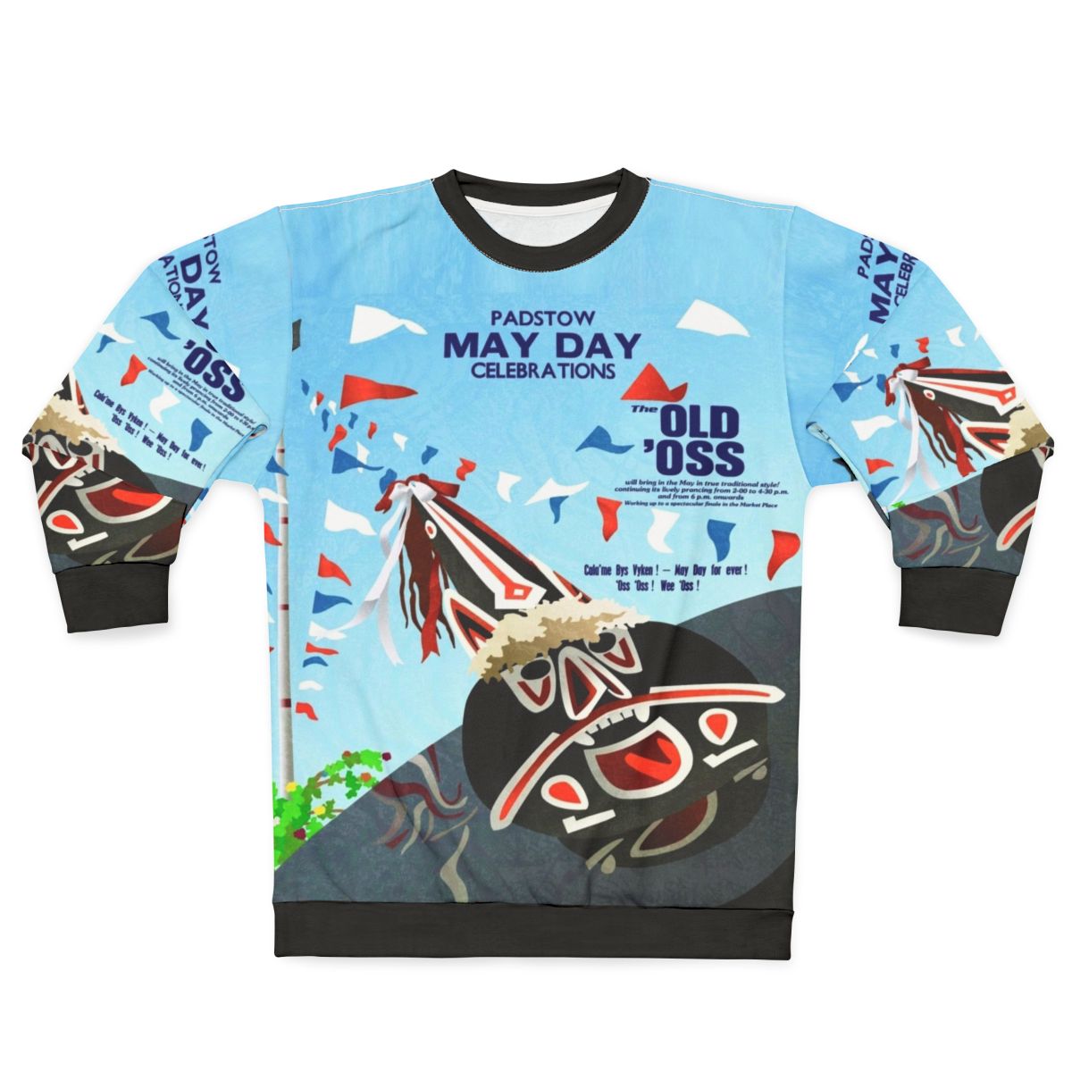 Padstow Cornwall May Day Oss Sweatshirt