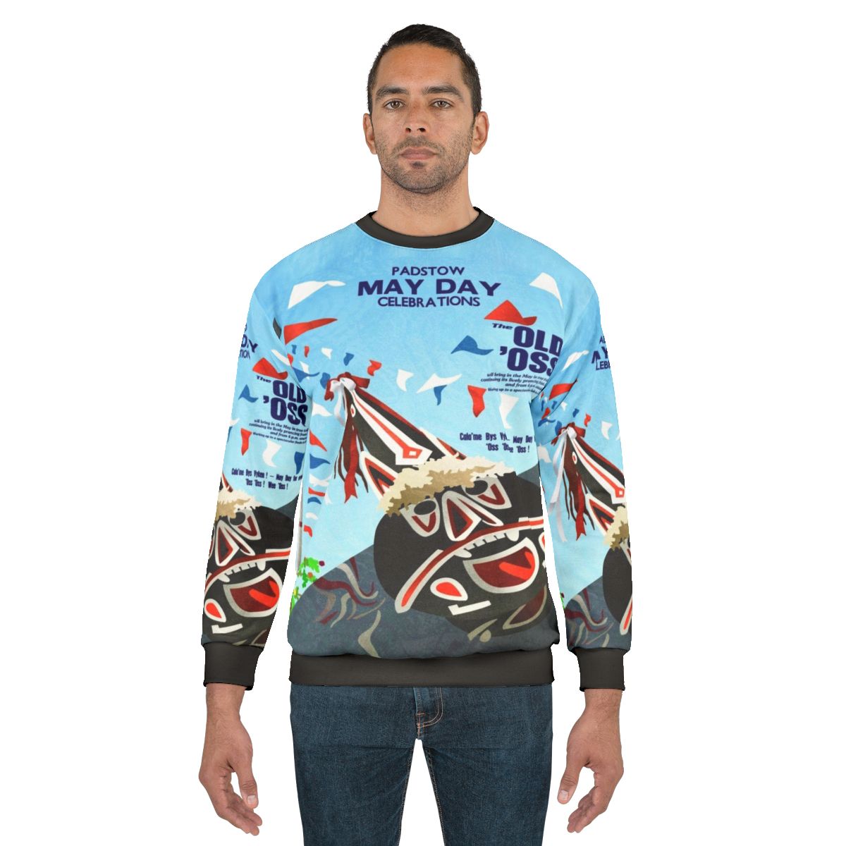 Padstow Cornwall May Day Oss Sweatshirt