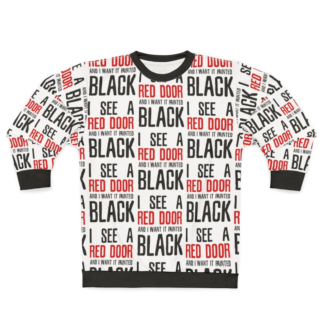 Rolling Stones "Paint It Black" Lyrics Sweatshirt